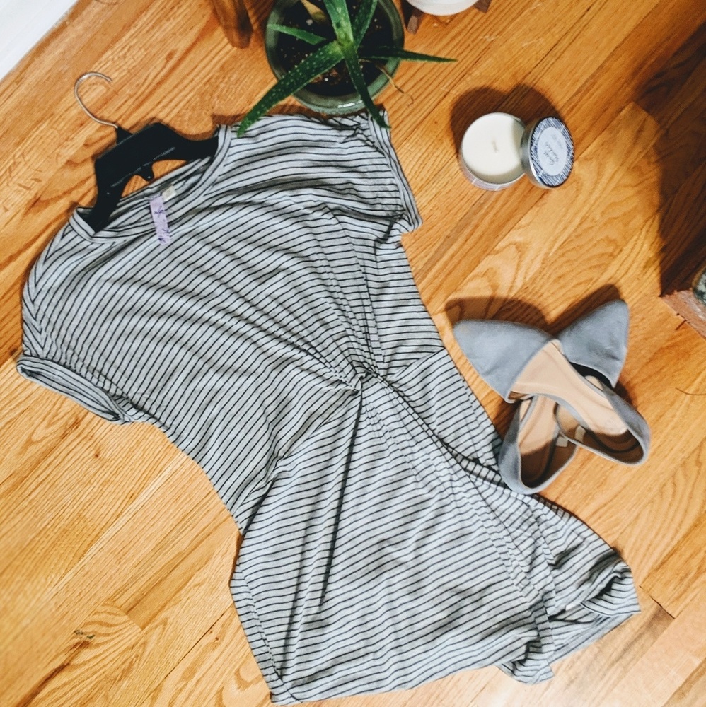 Alya Stripped T-shirt Dress